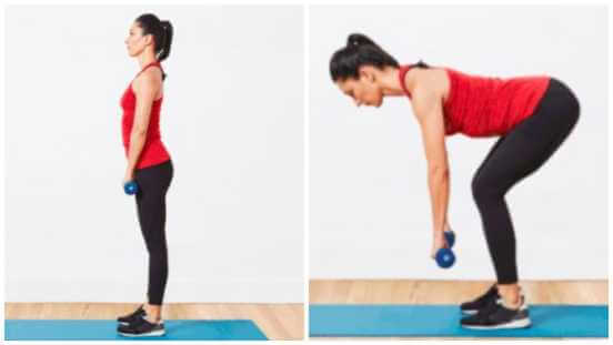 Тренировка с гантелями дома - лучшие упражнения для похудения и укрепления мышц для девушек и женщин