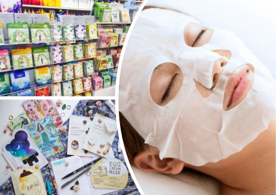 Корейские тканевые маски - косметические средства по уходу за кожей лица на основе уникальной технологии