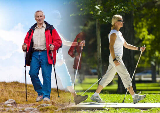 Скандинавская ходьба с палками - относительно новый вид фитнеса, который подходит даже пожилым людям
